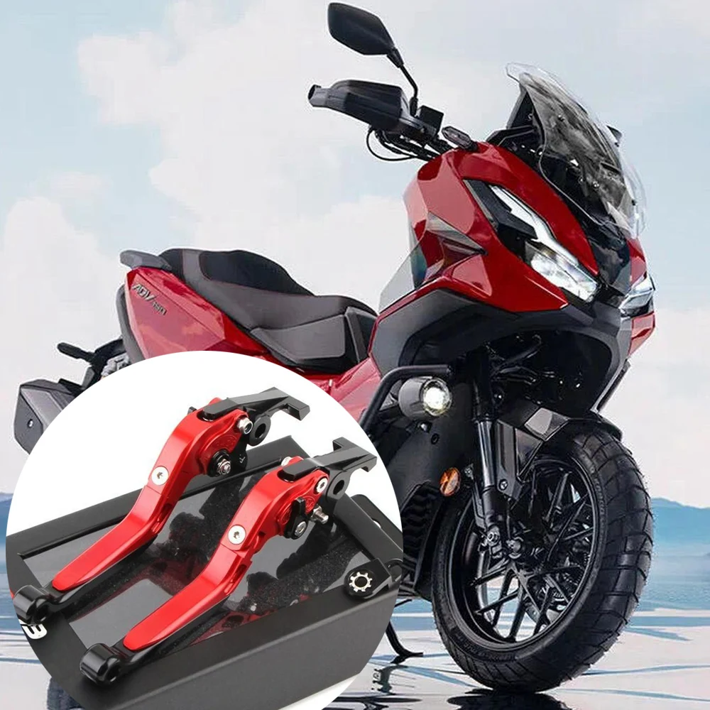For Honda ADV350 ADV 350 High quality Clutch levers modified brake horn with parking function anti drop brake handle pull rod