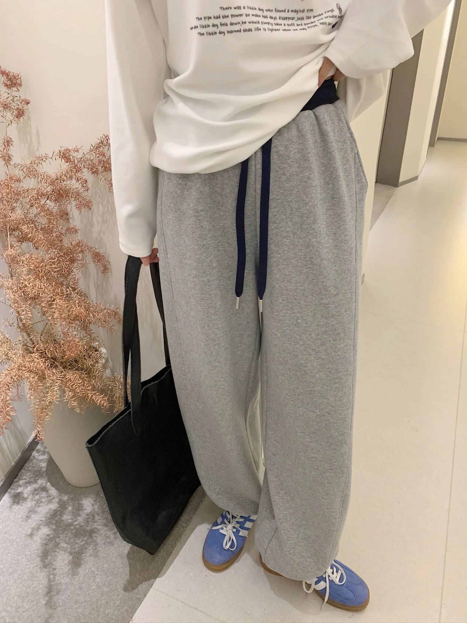 

Seawhen Зимние Новые Модные Женские Спортивные Брюки с Цветовыми Блоками, Супермягкие, Из Несминаемого Бархата, Утепленные, С Манжетами, Двусторонние, Универсальные