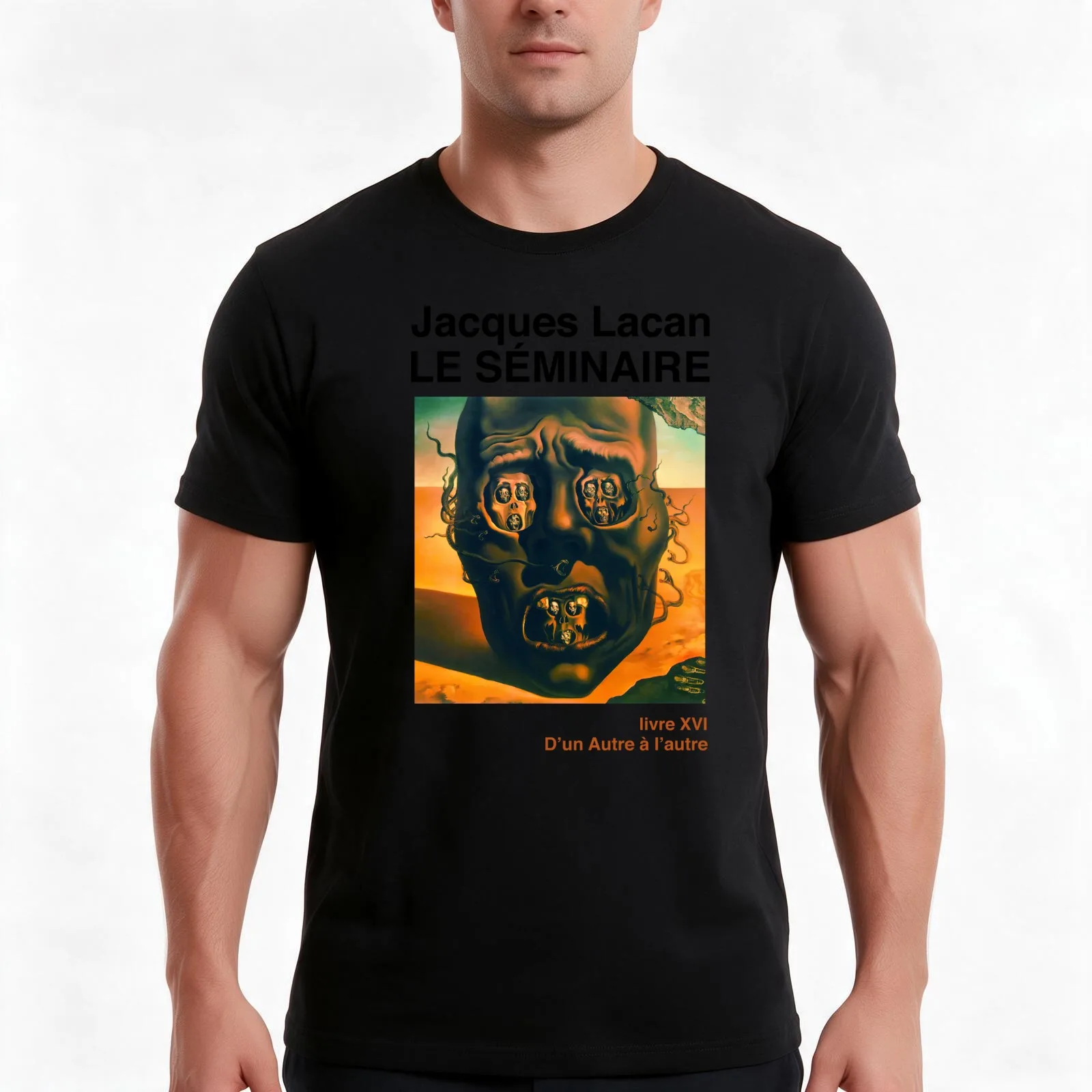 Jacques Lacan's Seminar XVI From an Other to the other T-Shirt, Summer Casual Cotton Tee, Oversized Streetwear Tops, 100% Cotton