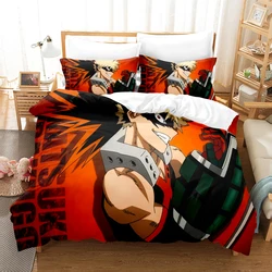 My Hero Academia Bedding Set Japan Anime Comfortable Quilt Cover Single Double Queen Twin Full Size Duvet Cover Teens Bed Linen