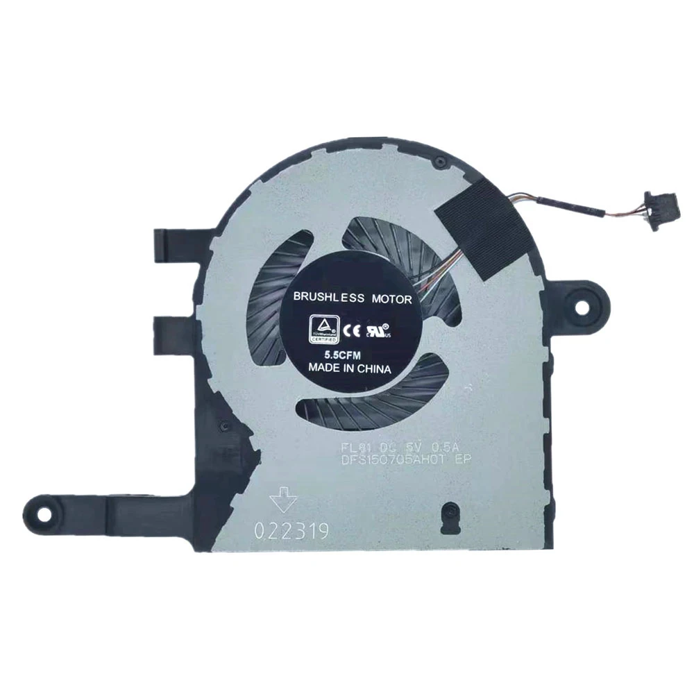 Laptop CPU Fan For DELL For Inspiron 15 5583 0T82W1 T82W1 DFS150705AH0T FL81 DC5V 0.5A