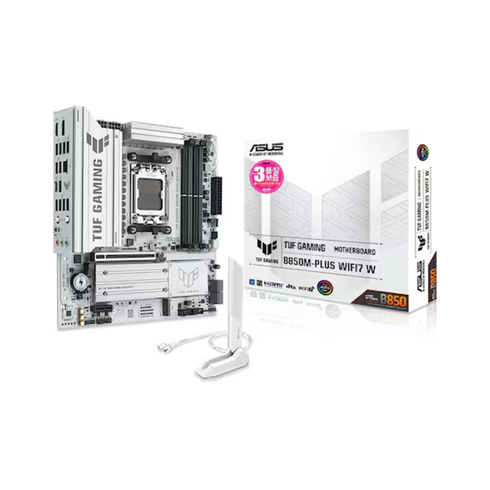 ●   Asus Tuf Gaming B850M-Plus Wifi7 W Stcom
