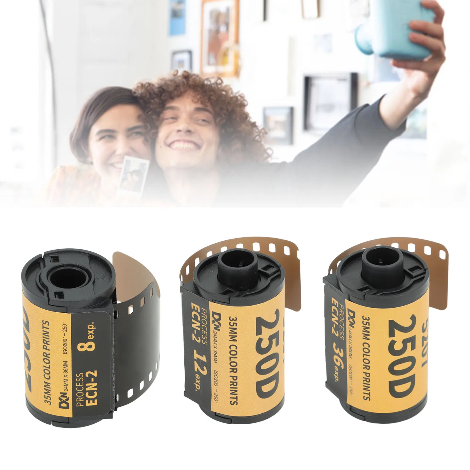 35mm Color Print Film Professional Wide Exposure Range ECN 2 Process Colour Print Camera Film for 135 Camera