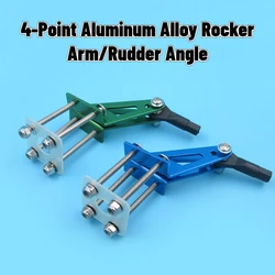 4-Point Aluminum Alloy Rocker Arm Servo Arm Horns Rudder Angle M3 Ball Head Buckle For RC Aircraft Drone Aviation Airplane Part