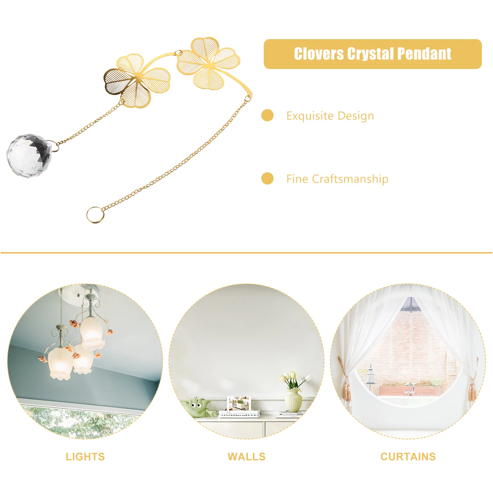 

Pendant Window Hanging Decor Home Adornment Fine Craftsmanship Gift For Loved Crystal Hanging Adornment Ones