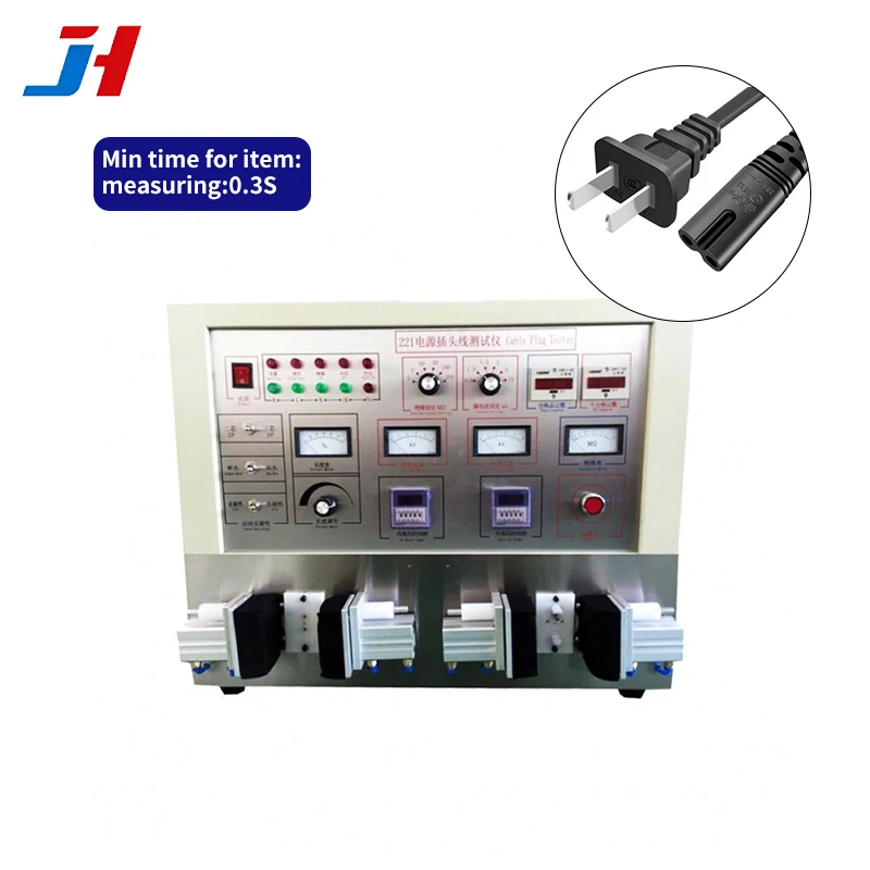 One Side Power Cord Plug Tester  Electrical Performance Tester Auto/Manual Switchable Polarity & Short Circuit Detector