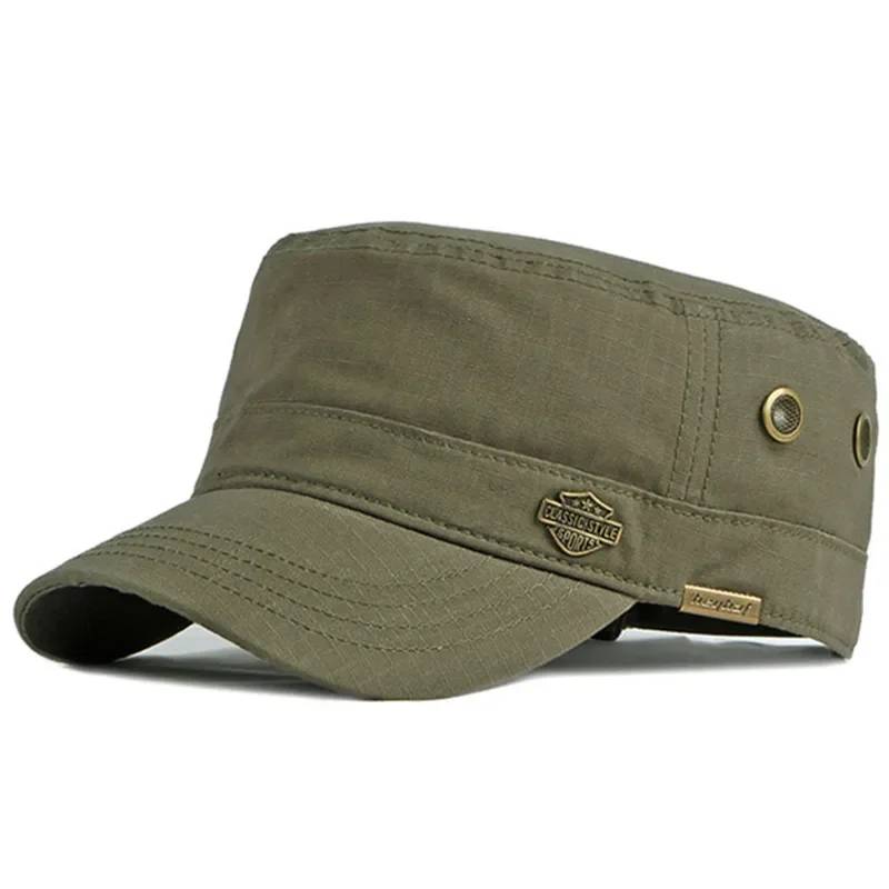 Men's Flat Cap Navy Military Hats gorras 2024 New Fashion Brands Caps For Men Sports Caps Bone Masculino Snapback Hat