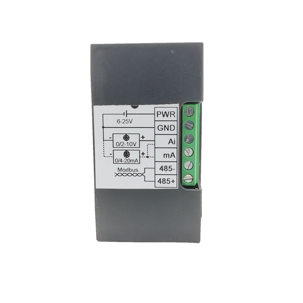 Imagem -05 - Indicador de Sinal Analógico Medidor de Display Digital 010v 020ma 2-10v 4-20ma 8-25v Indicador Relé Out Porta Rs485