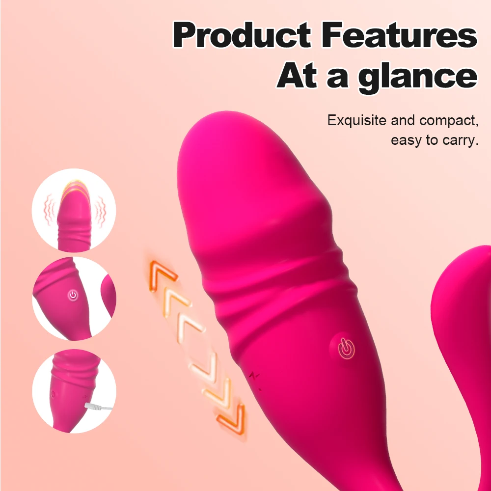 APP Control Vibrator Female Wireless Telescopic Vibrating Egg G Spot Clitoris Stimulator Massager Masturbator Sex Toys for Women