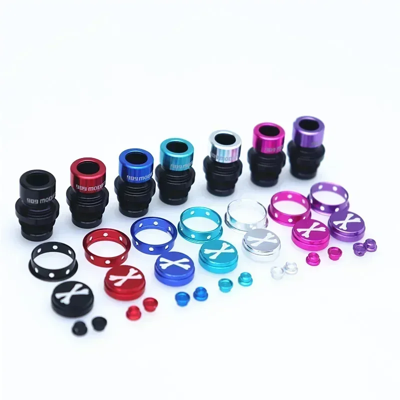 Dot2 909 تعديل طرف التنقيط مع مجموعة أزرار XBONE الملونة الألومنيوم بالتنقيط نصائح القش المشتركة #3