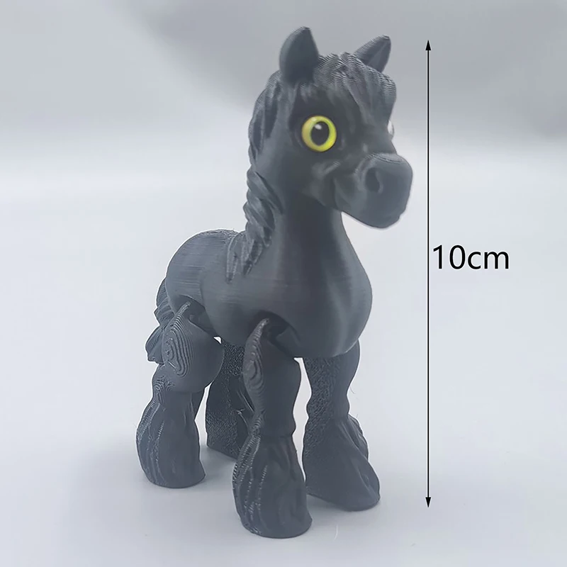 3D Horse Ariculated Crystal Horse 3D Printed Horse Flexible  Toy For Festival Home Decoration Executive Desk Decorations - Image 6