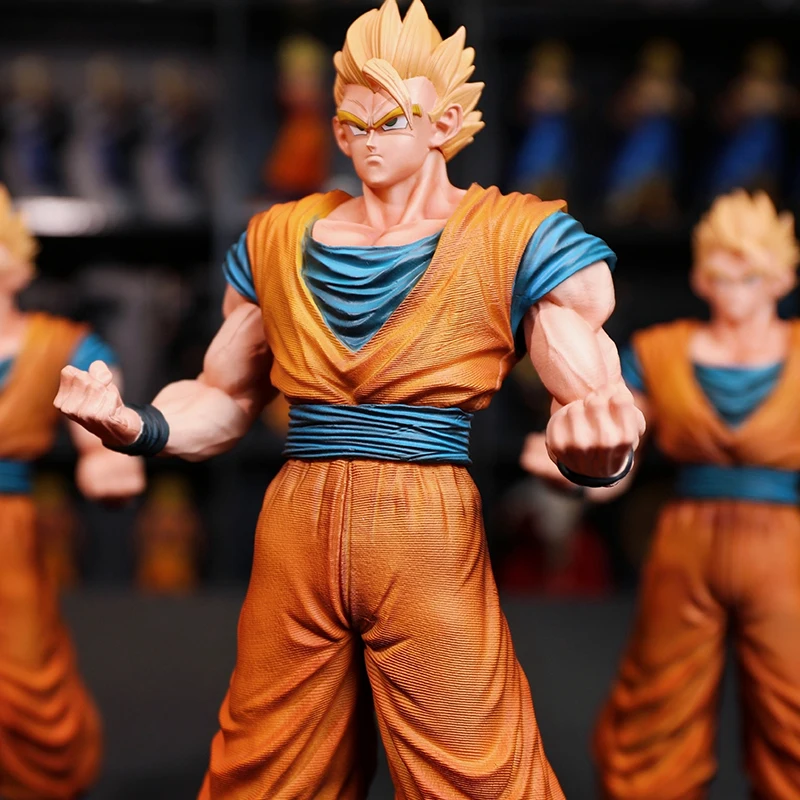 Ct Toy Dragon Ball Z Anime Figur 30 cm Mysterious Goku Super Saiyajin Goku Statue Desktop Display Sammlerfigur Modell Toygift