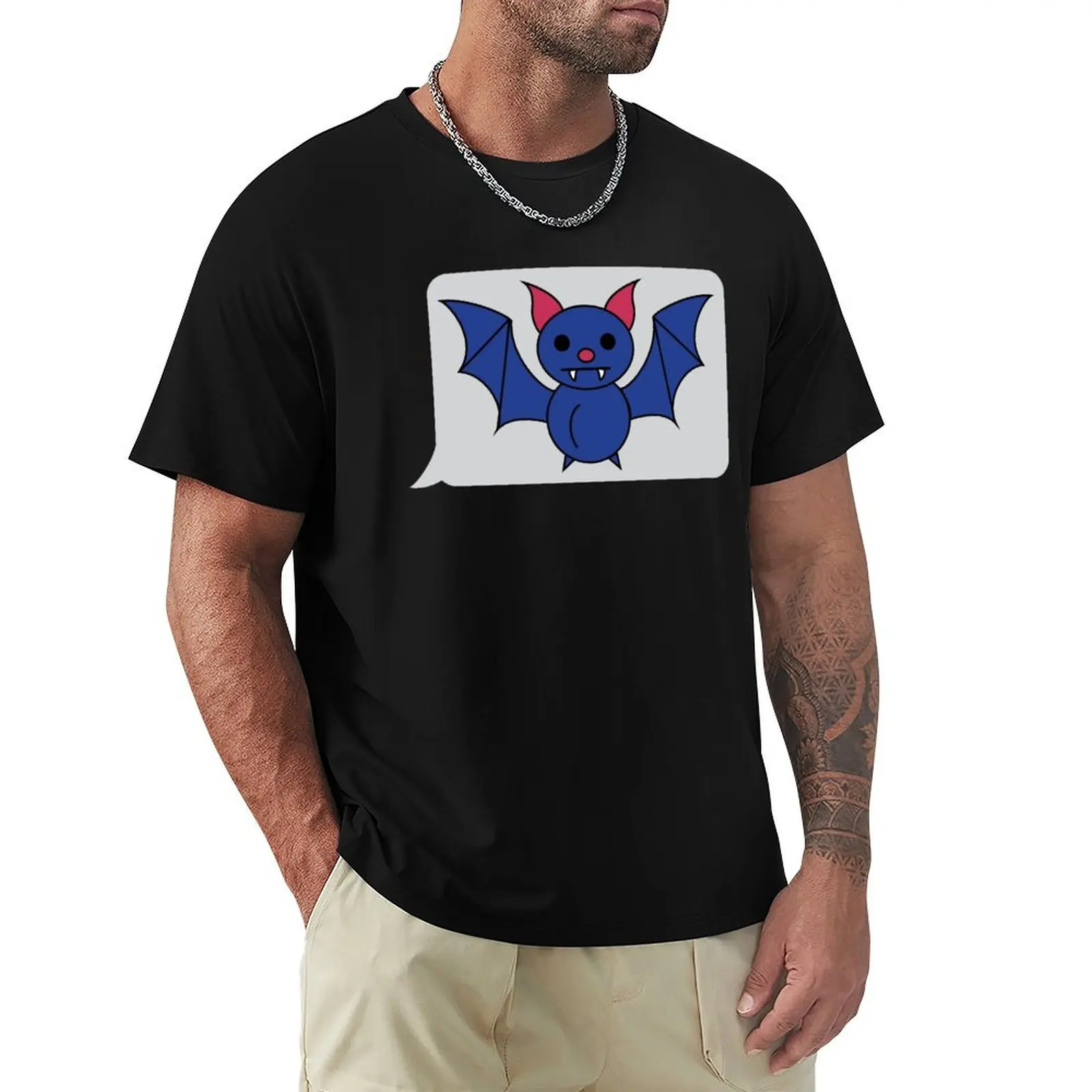 Bat Signal T-Shirt Casual Loose Short Sleeve Tee for Men
