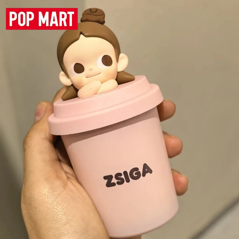 

In Stock Genuine Pop Mart Popbean Coffee Factory Series Scented Candle Blind Box Home Decor Cute Model Toy Mystery Box Gift