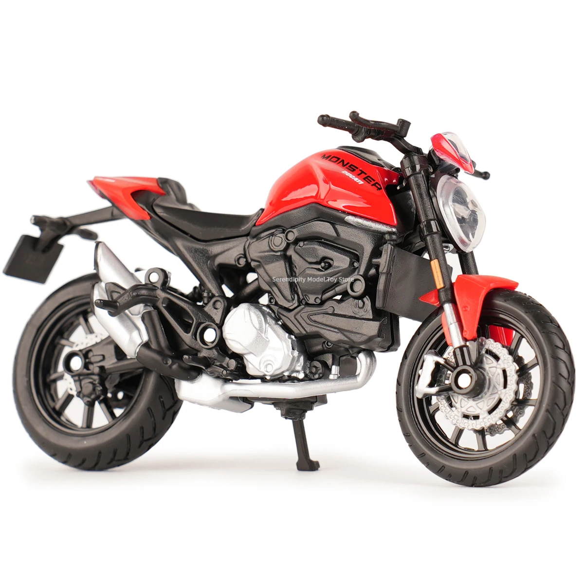 

Maisto 1:18 2021 Ducati Monster + Static Die Cast Vehicles Collectible Hobbies Motorcycle Model Toys