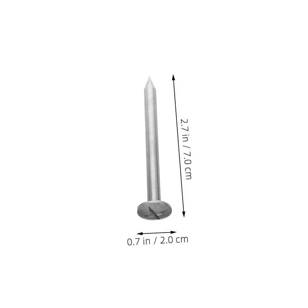 5Pcs Survey Nails High Precision Multi Functional Control Level Observation Points Measurement Marking Stakes Outdoor Survey