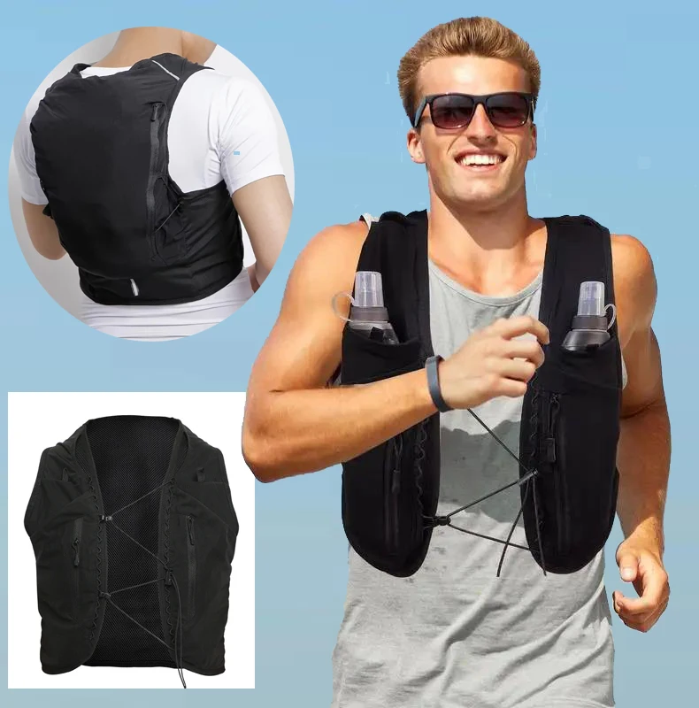 

Outdoor Sports Running Riding Trail Undershirt Large Capacity Marathon Hydration Backpack Hydration Vest Undershirt Bag