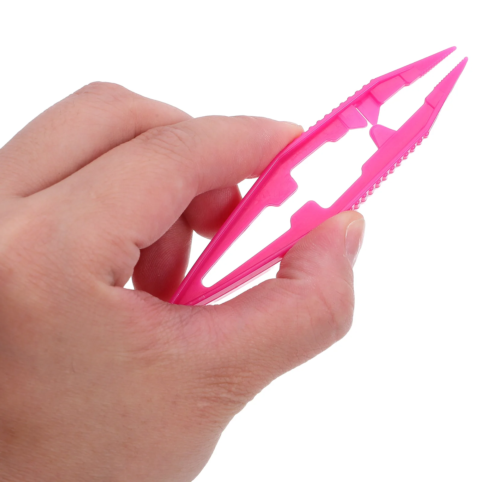 

50Pcs Plastic Tweezers for Kids Small Beads Precision Tweezers Lightweight Craft Tools for Fuse Bead Projects Bead Tweezer