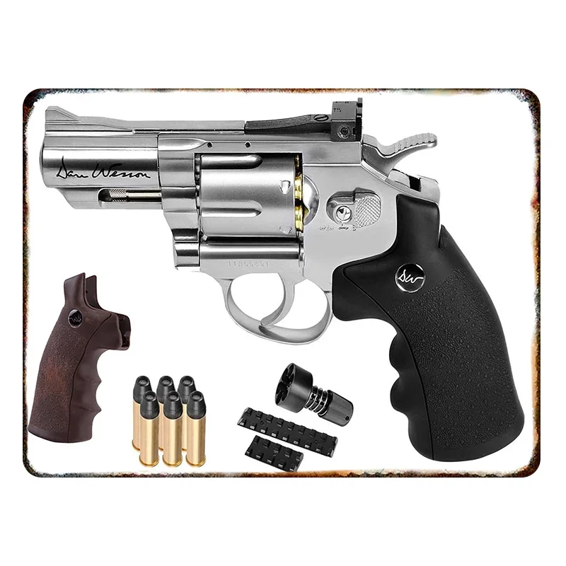 HD metalen decoratieve plaquette, het pistoolpatroon is geschilderd in metaal, Beretta M9 Airsoft Pistol het patroon is versierd met metaal.