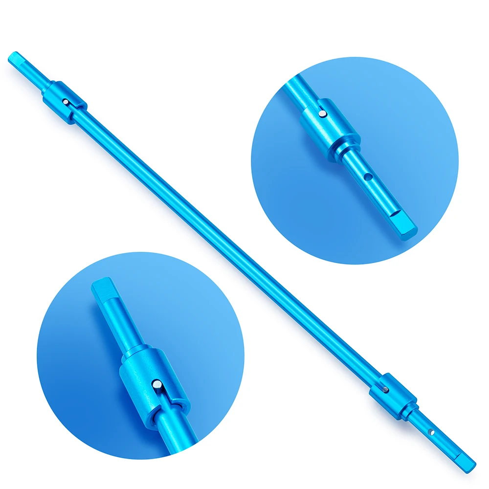 YEAHRUN aleación de aluminio Tamiya TT01 juego completo eje de transmisión CVD Copa diferencial montaje de Motor brazo inferior superior trasero delantero para TT-01 1/10 actualizaciones