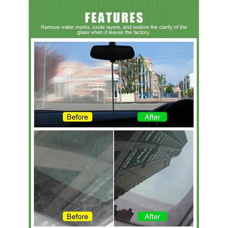 منظف زيت الزجاج الأمامي للسيارة ، منظف النوافذ ، متجرد زجاج مضاد للضباب ، بقع الماء ، سائل منظف زجاج السيارة ،