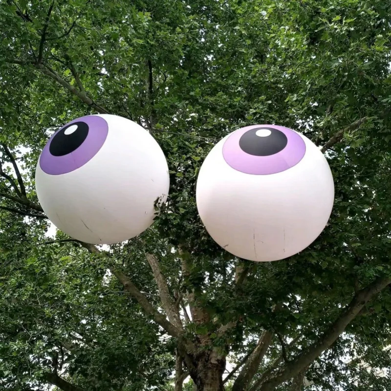 PVC inflatable eye inflatable eyeball model Halloween horror device hanging beautiful display prop