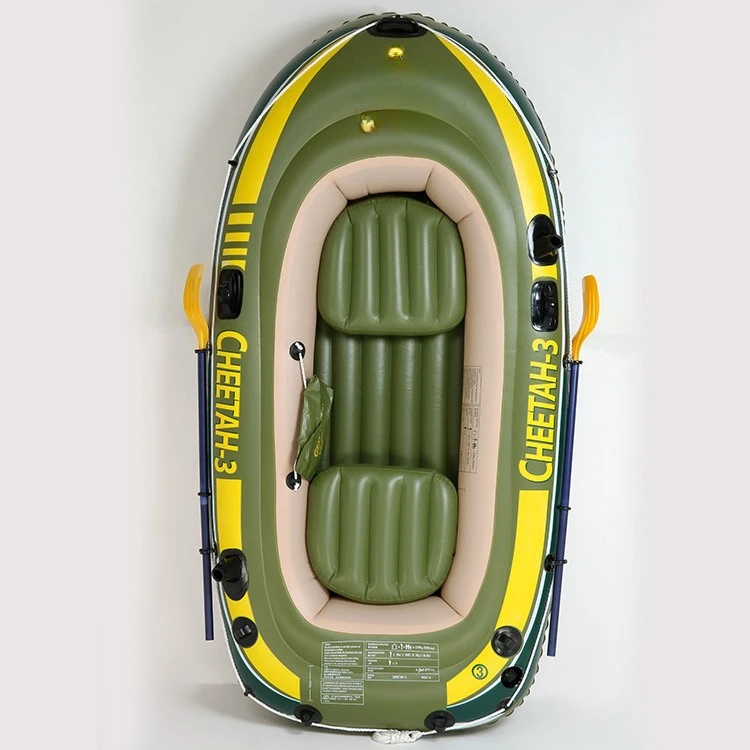 Outdoor folding glue PVC thickened kayak inflatable boat fishing boat assault boat speedboat