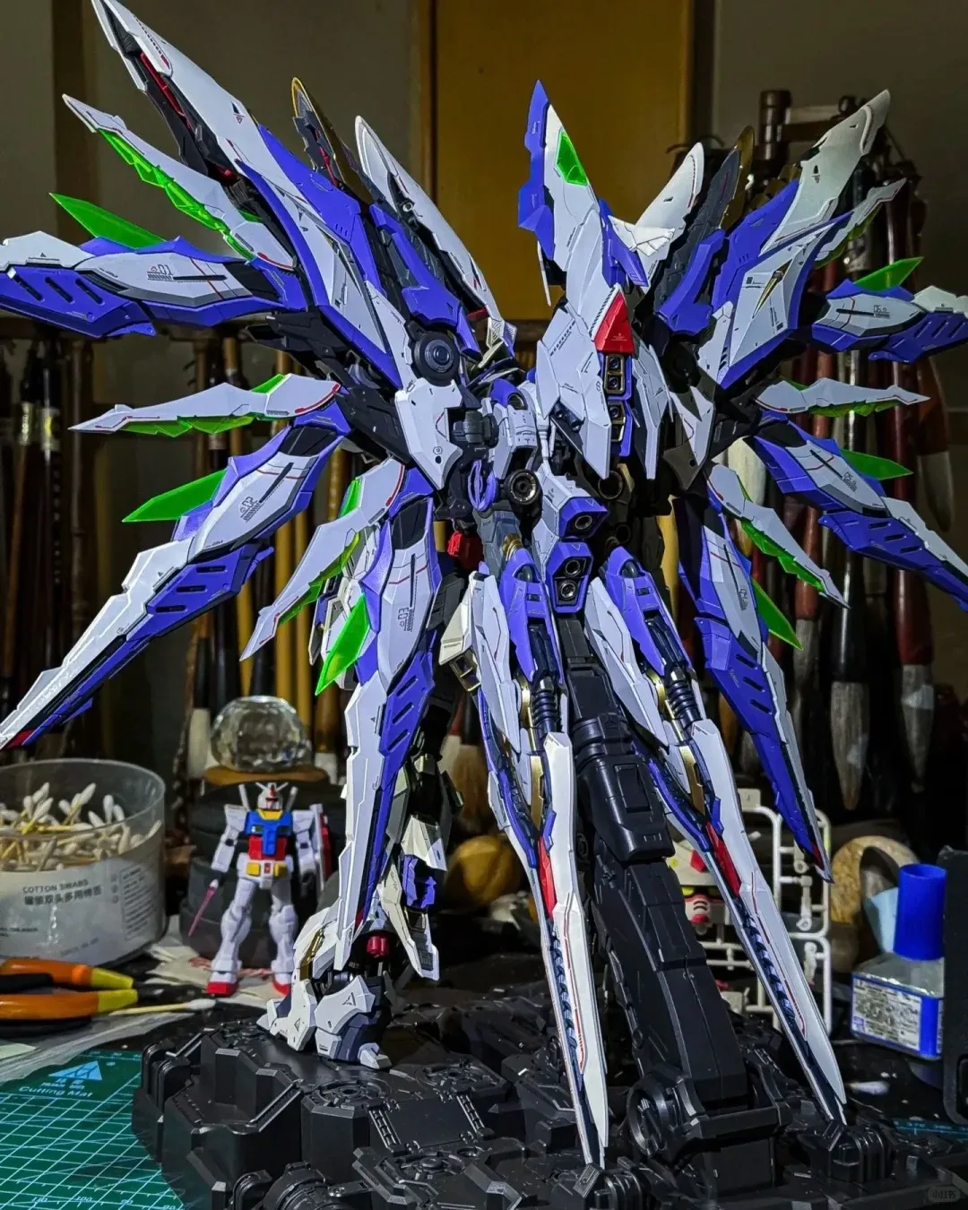 متوفر 1/72 سكاي ديفندر تجميع نموذج Mecha نموذج ألعاب من الكلوريد متعدد الفينيل مستوى كبير الحجم Npcm-017 تمثال جمع نماذج اللعب #3