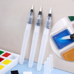 1/3pcs Watercolor Soft Brush Pen Refillable Water Pen Painting Drawing Brushes Calligraphy Art Supplies