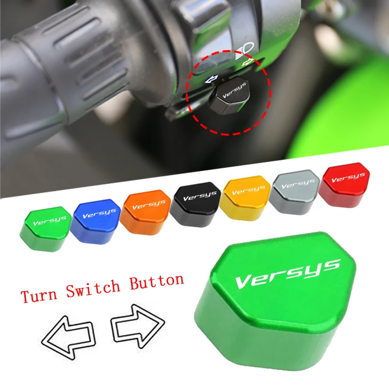 

For KAWASAKI VERSYS X300 1000/SE X250 300x versys1000 versys300 Mototcycle Switch Button Turn Signal Switch Key Cap