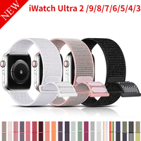 Nylon Strap For Apple Watch Band Ultra 9 8 7 SE 6 5 3 38MM 42MM 40MM 44MM smartwatch Accessorie bracelet iWatch serie 45MM 41MM