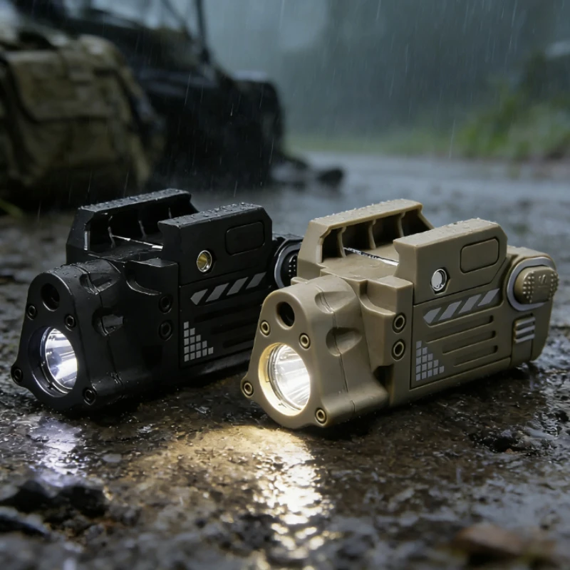 

Тактический подствольный светодиодный фонарь-стробоскоп 2026 SBAL PL с красным лазерным целеуказателем для пистолета, пластиковый, для страйкбола и охоты