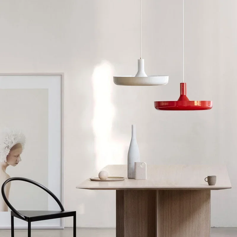 Northern Europe Vintage UFO LED Pendant Lights Dining Room Kitchen Table Bar Island Home Decoration Flying Saucer Chandelier
