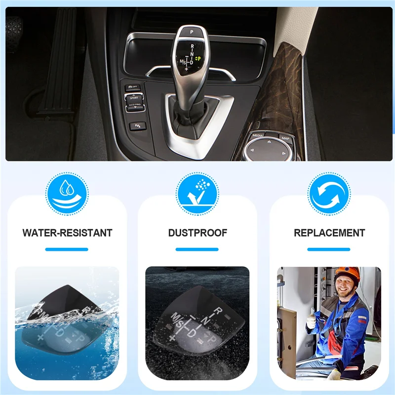 

AU28-F Chassis Gear Shift Knob Panel W/LED Circuit Board For BMW 3 Series/4 Series/5 Series/5GT/6 Series/ 2013-2019