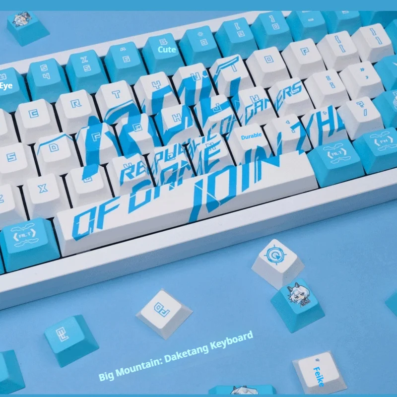 Mifuny Anime Keycaps Cherry Profile Keycap Custom Gaming Pbt Key Caps For Rog Mx Switch Mechanical Keyboard Gaming Accessories