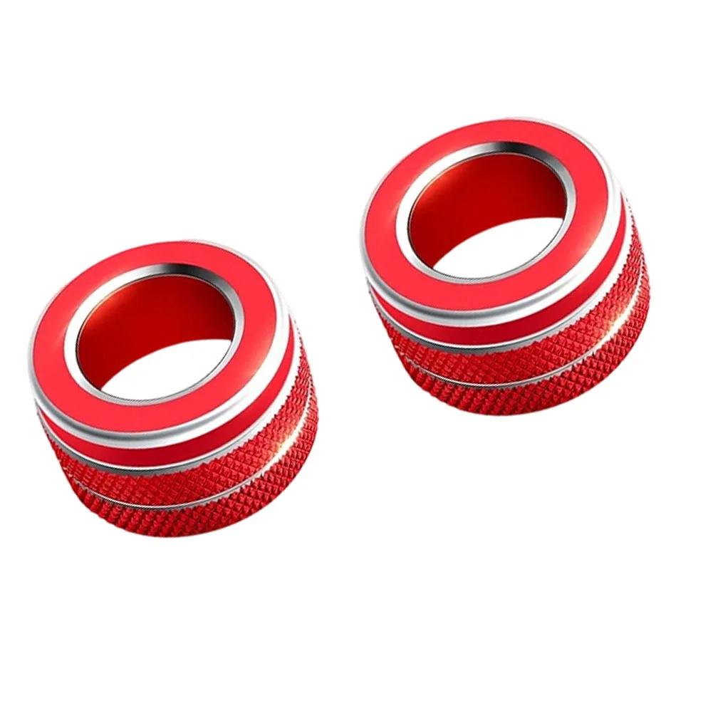 Automotive Interior Car Interior Trim Black Volume Knob Cover Aircraft-grade Aluminum Lightweight Construction