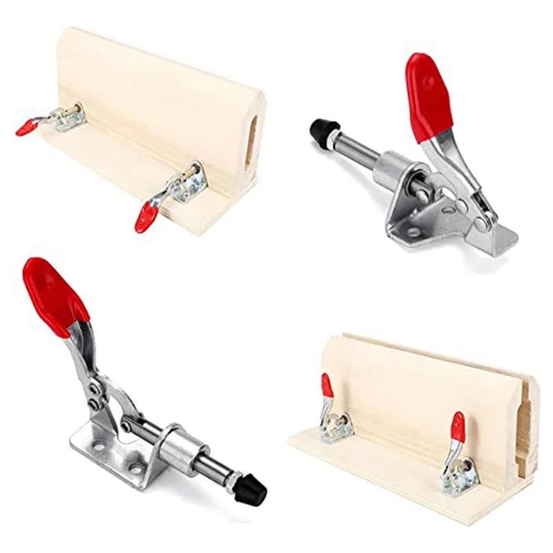 

ABWZ-10 PCS Pull Latch 301AM Adjustable Toggle Clamp Stroke Clamp Push Pull Toggle Clamp Quick Release Hand Tool