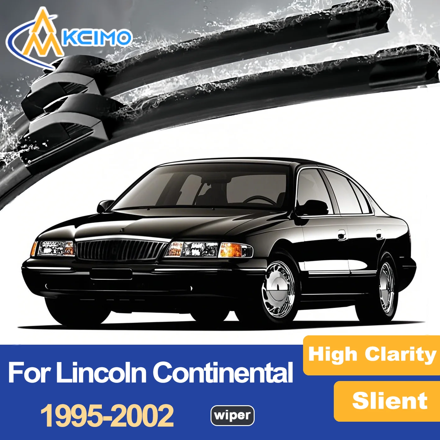 

Precision Fit Wiper Set for Lincoln Continental 1995 - 2002 Easy Install Clear Vision Guaranteed