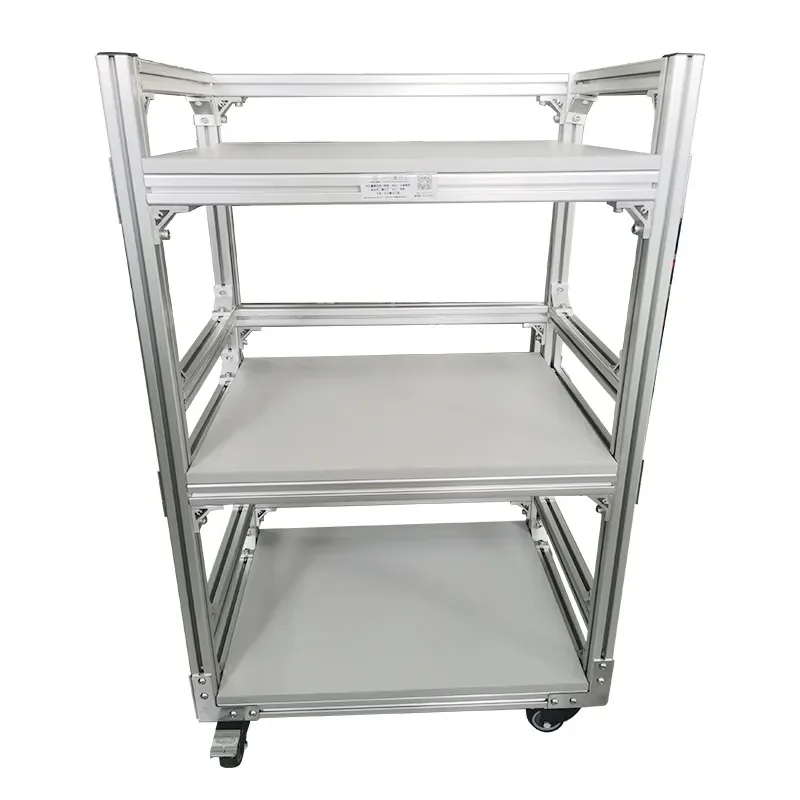 Mobile Receiving Trolley Aluminum Alloy Mobile Receiving Trolley Placement Trolley Picker Temporary Storage Tool
