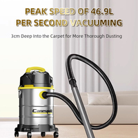 Wet and Dry Electric Vacuum Cleaner Car Seam Cleaning Machine Industrial Vacuum Cleaner for Household Hotels Warehouses Car Wash