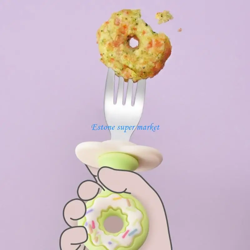 

090b 2pcs/3pcs Силиконовые ложки детских ложе