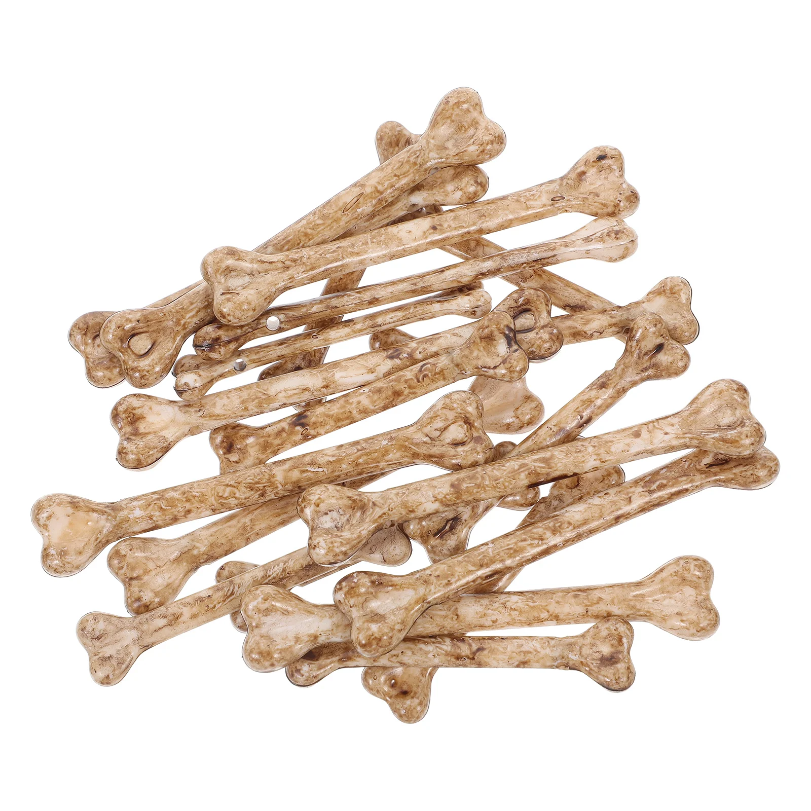 20 Pcs Trick Toys Plastic Bone Props Decor Prank Tabletop Desktop Mini Fake Halloween