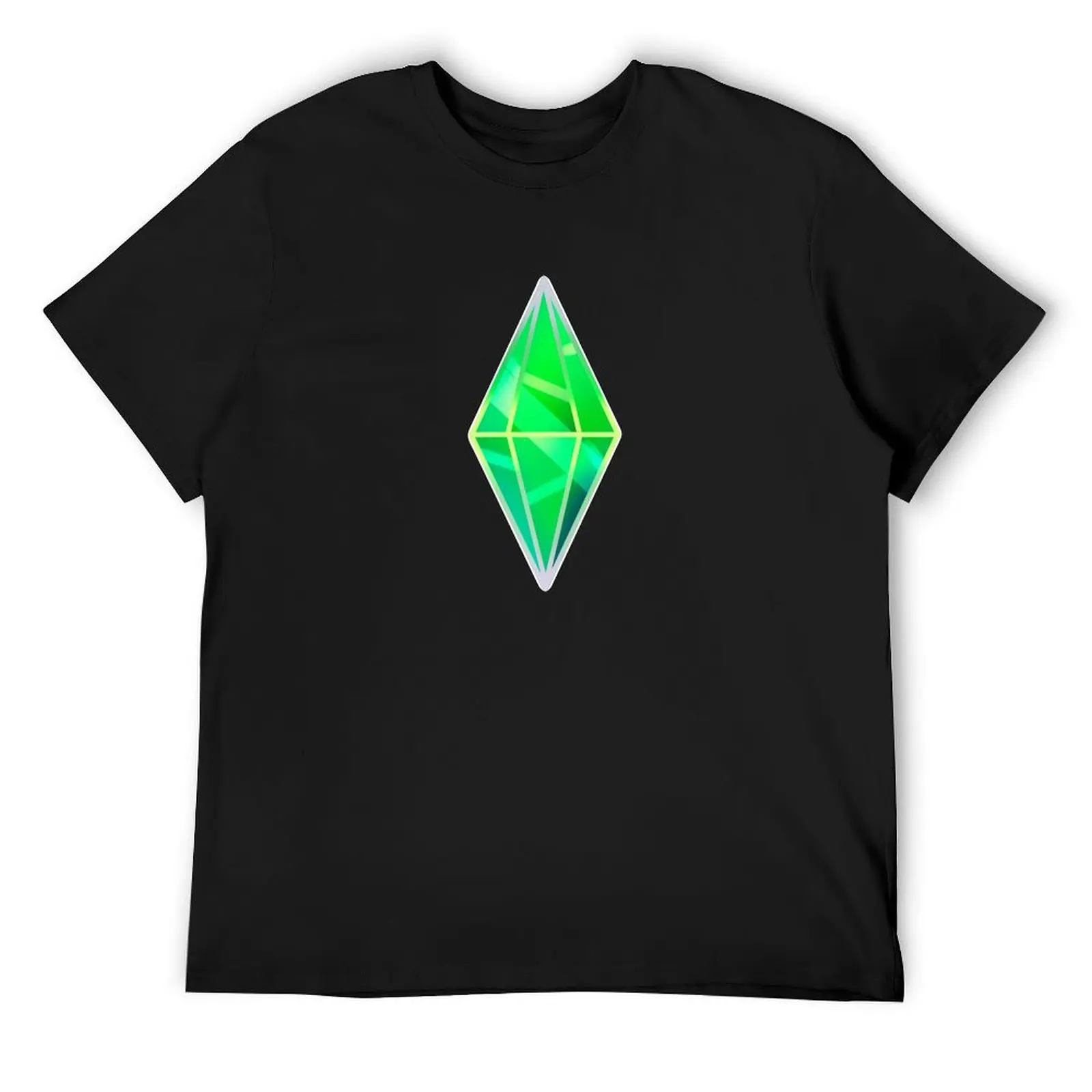 

Green plumbob sims 4 T-Shirt valentines boutique clothes man clothes plain vintage graphic tee designer t shirt men