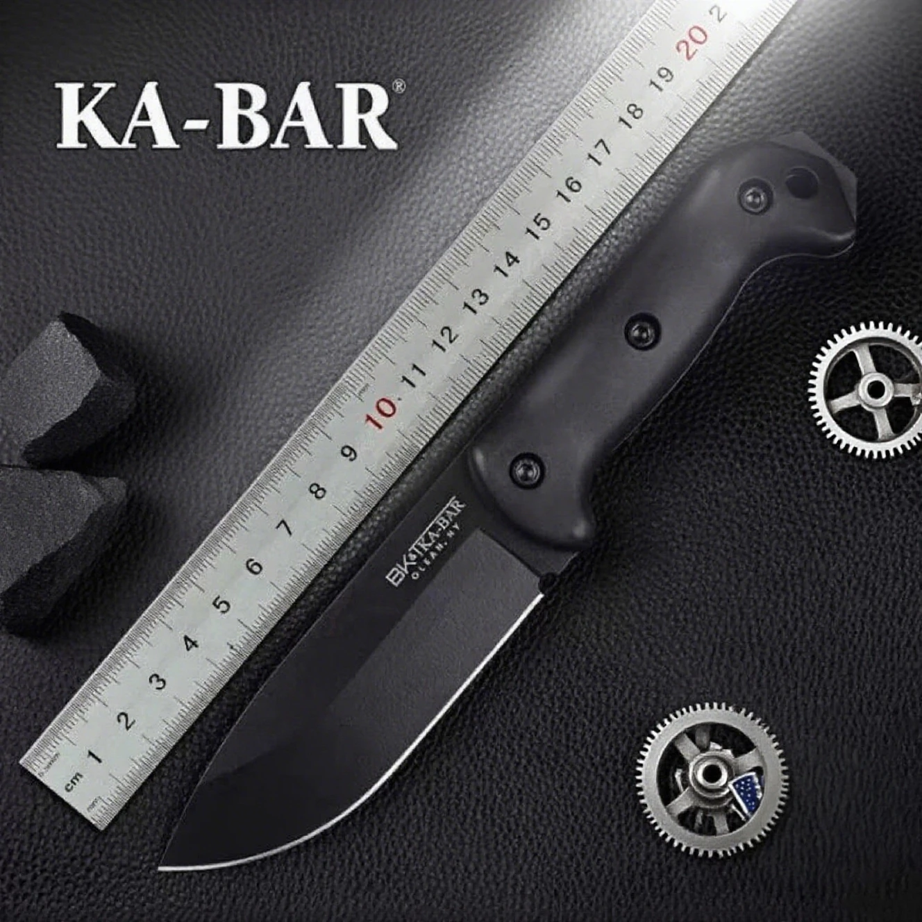 

BK2 - Jungle Obstacle Clearance Knife, 1095 High Carbon Steel, Suitable for Setting Up Camp, Hiking and Fishing in the Outdoors