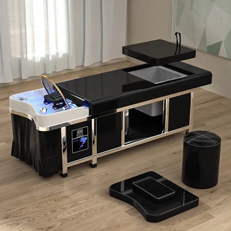 

Luxury Chairs Hair Spa Washing Bed Pedicure Foot Chair Salons Professional Shampoo Massage Portable Japanese Water Jet Treatment