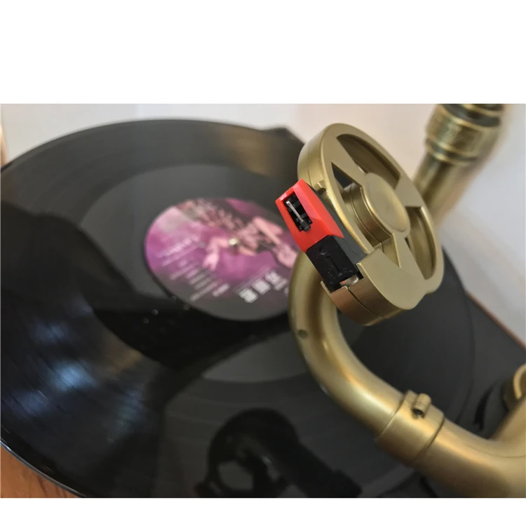 

Hooqu Factory Wholesale Old Gramophones Wooden Phonograph Music Center