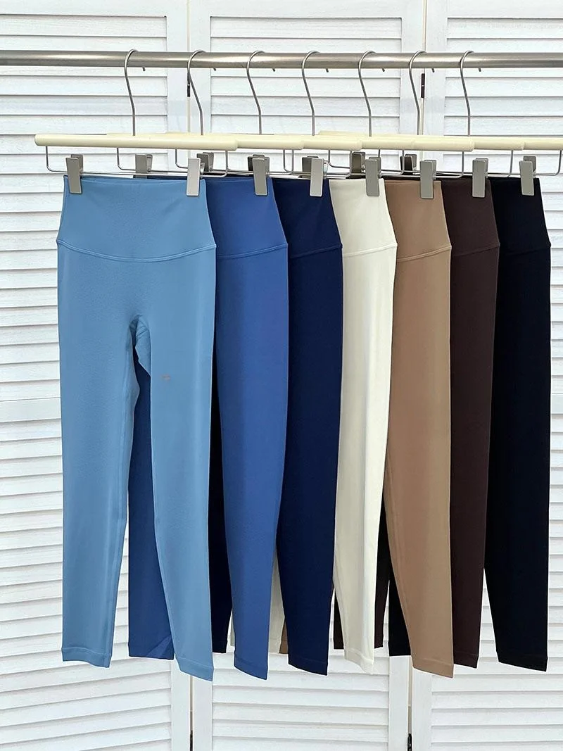 

High Waist Yoga Pants Women's Autumn Winter New Color Sports Elastic Slimming Fitn Long Trousers Sensation Leggings