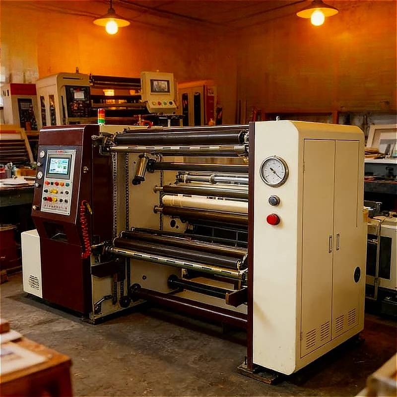 Industrial Paper Slitter Rewinder Cutting Machine Automatic Guillotine for Label Roll Film Slitting Workshop Customized Hot Sale