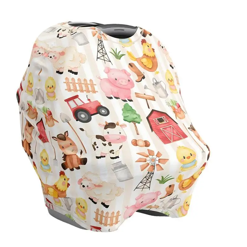 

Comfortable Baby Car Seat Cover Breast Feeding Car Seat Cover Multifunctional Breathable Breastfeeding Trolley Car Seat Cover