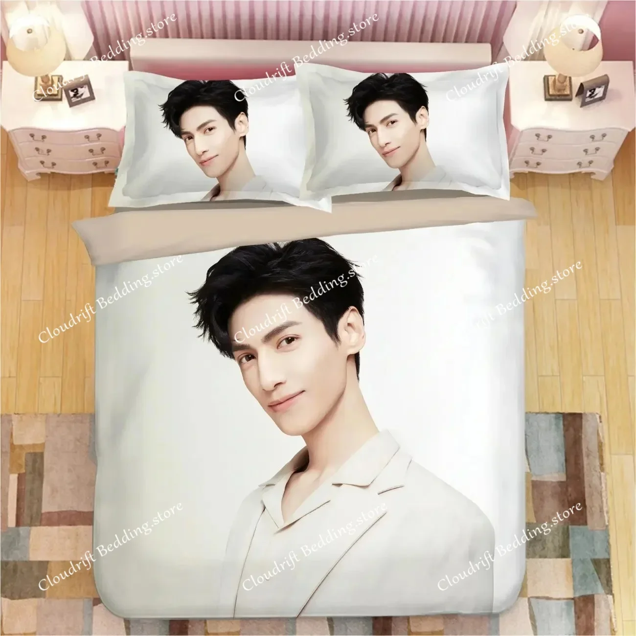 Luo Yunxi Leo HD Poster Double Bedding Set TV The Immortality Chu Wanning Drama Stills Single Dormitory Student Knit026